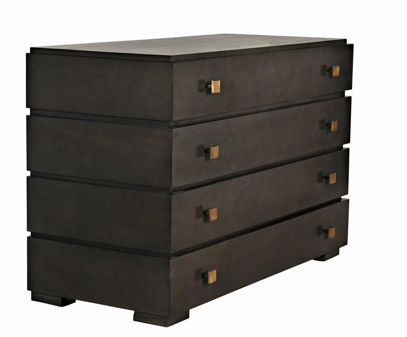 Hofman Wood Black Dresser Dressers LOOMLAN By Noir