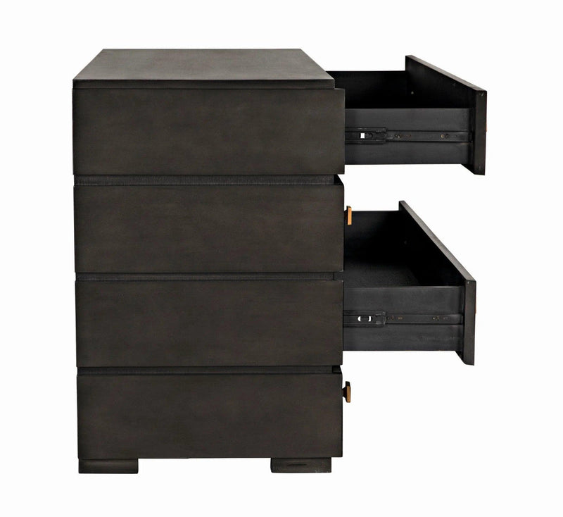 Hofman Wood Black Dresser Dressers LOOMLAN By Noir