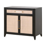 Holland Media Chest Solid Wood and Rattan Inlay Chests LOOMLAN By Essentials For Living