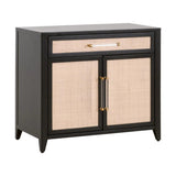 Holland Media Chest Solid Wood and Rattan Inlay Chests LOOMLAN By Essentials For Living