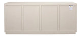 Hollis 4 Door Sideboard Antique White Sideboards LOOMLAN By Sarreid