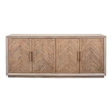 Hollis 4 Door Sideboard Stone Grey Sideboards LOOMLAN By Sarreid