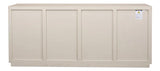 Hollis 4 Door Sideboard Stone Grey Sideboards LOOMLAN By Sarreid