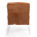 Holloway Armchair Unique Cowhide Accent Chair Accent Chairs LOOMLAN By Sarreid