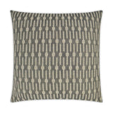 Hoonah Obsidian Grey Throw Pillow With Insert Throw Pillows LOOMLAN By D.V. Kap