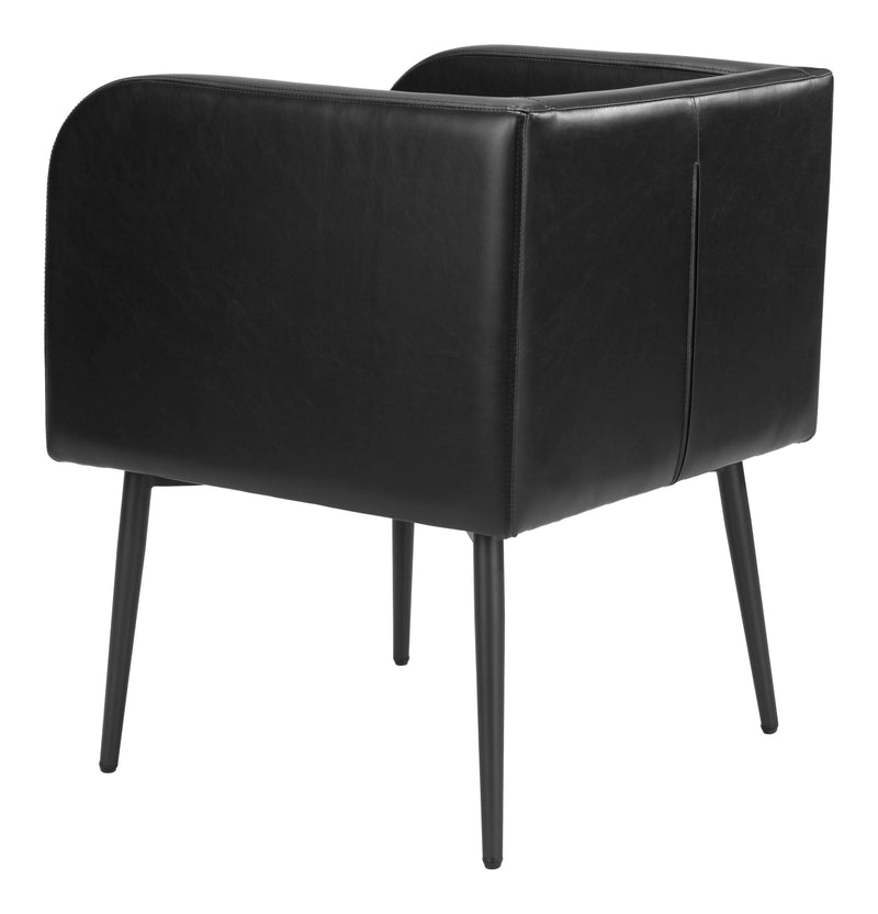 Horbat Dining Chair Black Dining Chairs LOOMLAN By Zuo Modern