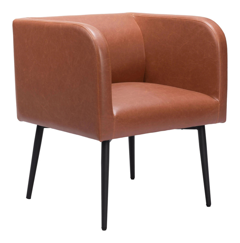 Horbat Leather Upholstered Dining Chair