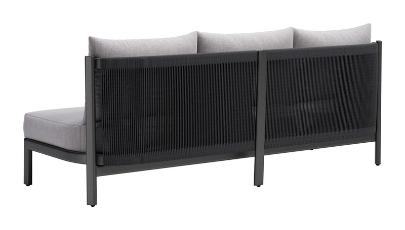 Horizon Gray Sofa Outdoor Sofas & Loveseats LOOMLAN By Zuo Modern