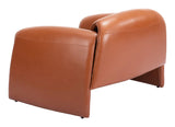 Horten Accent Chair Brown Club Chairs LOOMLAN By Zuo Modern