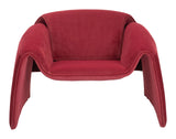 Horten Accent Chair Red Club Chairs LOOMLAN By Zuo Modern