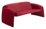 Horten Sofa Red Sofas & Loveseats LOOMLAN By Zuo Modern