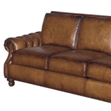 How the Frontier was Won Leather Couch Made in the USA Sofas & Loveseats LOOMLAN By Uptown Sebastian