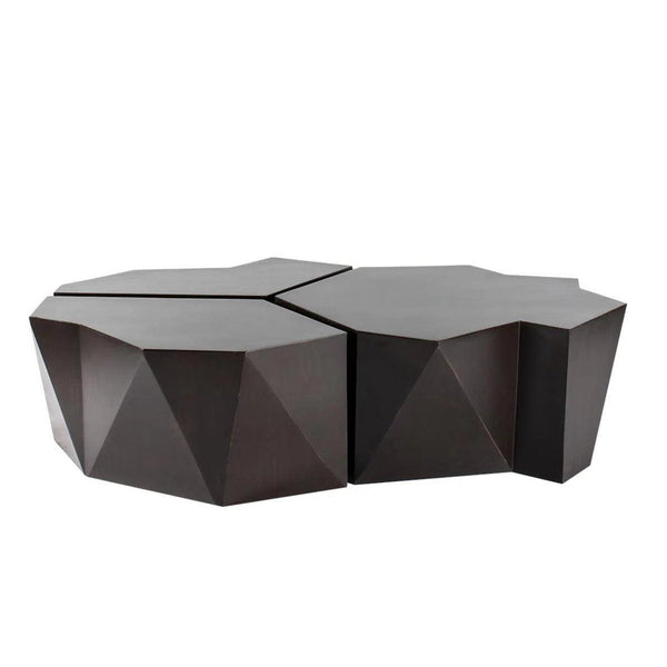 Hudson Cocktail Table Black Large Unique Coffee Table Coffee Tables LOOMLAN By Peninsula Home