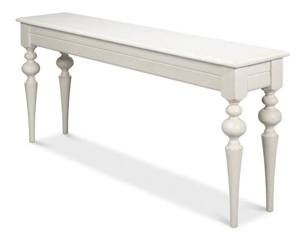 Hudson Console Table Antique White Console Tables LOOMLAN By Sarreid