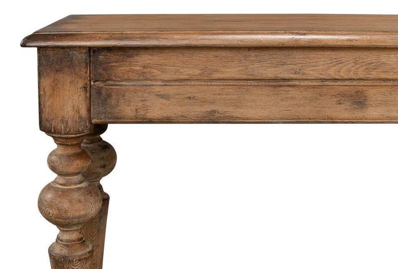 Hudson Console Table Brown Natural Finish Console Tables LOOMLAN By Sarreid