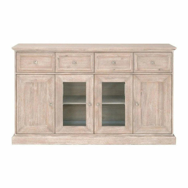 Hudson Sideboard For Dining Room Natural Gray Acacia Sideboards LOOMLAN By Essentials For Living