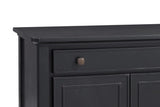 Hudson Wood Black Server Sideboards LOOMLAN By Bassett Mirror