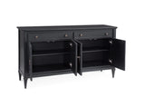 Hudson Wood Black Server Sideboards LOOMLAN By Bassett Mirror