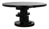 Hugo Dining Table, Hand Rubbed Black Dining Tables LOOMLAN By Noir