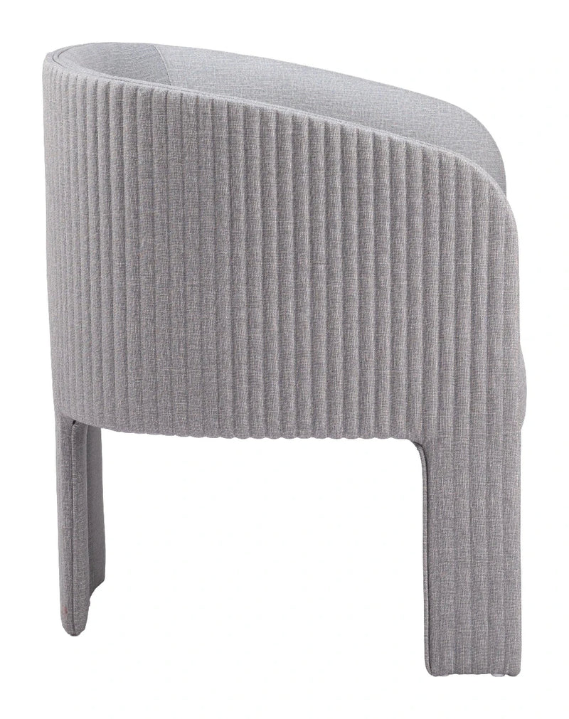 Hull Slate Gray Accent Arm Chair Club Chairs LOOMLAN By Zuo Modern