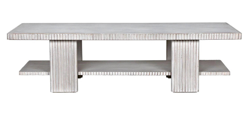 Humphrey Coffee Table, White Wash Coffee Tables LOOMLAN By Noir