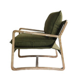 Huntington Club Chair - Moss Boucle Club Chairs LOOMLAN By LH Imports