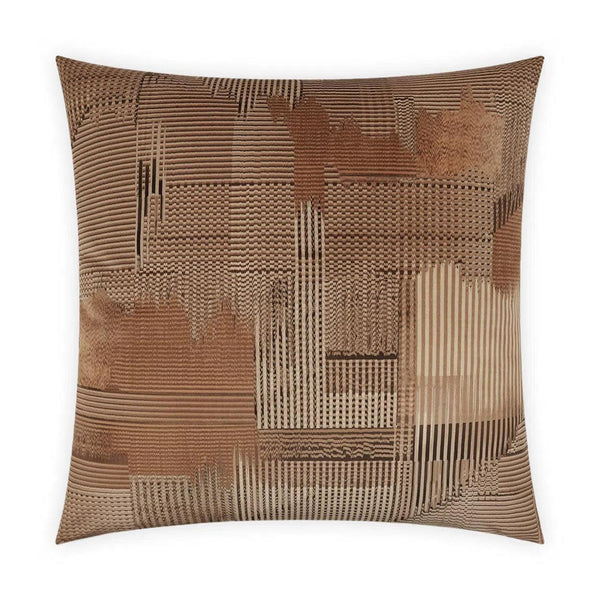 Hurley Brown Brown Throw Pillow With Insert Throw Pillows LOOMLAN By D.V. Kap