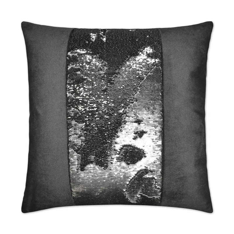 Hylee II Pewter Grey Throw Pillow With Insert Throw Pillows LOOMLAN By D.V. Kap