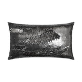 Hylee Lumbar Pewter Silver Throw Pillow With Insert Throw Pillows LOOMLAN By D.V. Kap