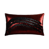 Hylee Lumbar Sangria Red Throw Pillow With Insert Throw Pillows LOOMLAN By D.V. Kap