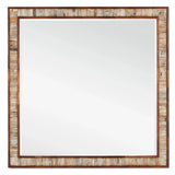 Hyson Large Square Mirror Wall Mirrors LOOMLAN By Currey & Co