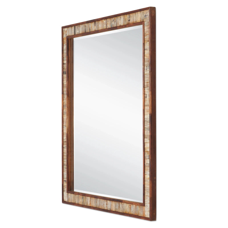 Hyson Large Square Mirror Wall Mirrors LOOMLAN By Currey & Co