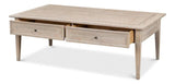 Ibiza Bungalow Cocktail Coffee Table With Drawers Coffee Tables LOOMLAN By Sarreid