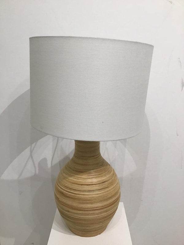 Ileene Natural Wood Table Lamp Table Lamps LOOMLAN By Bassett Mirror