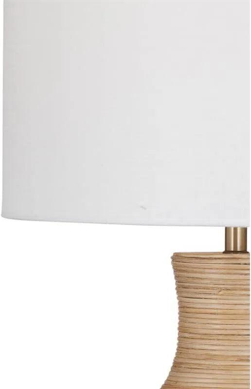 Ileene Natural Wood Table Lamp Table Lamps LOOMLAN By Bassett Mirror