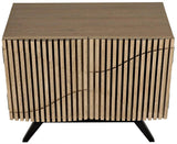 Illusion Steel Base Wood Single Sideboard Sideboards LOOMLAN By Noir