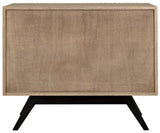 Illusion Steel Base Wood Single Sideboard Sideboards LOOMLAN By Noir