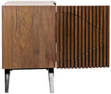 Illusion Wood and Steel Single Sideboard Sideboards LOOMLAN By Noir