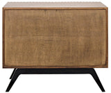 Illusion Wood and Steel Single Sideboard Sideboards LOOMLAN By Noir