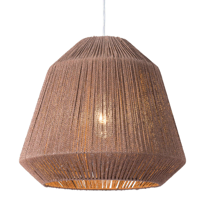 Impala Ceiling Lamp Brown Pendants LOOMLAN By Zuo Modern