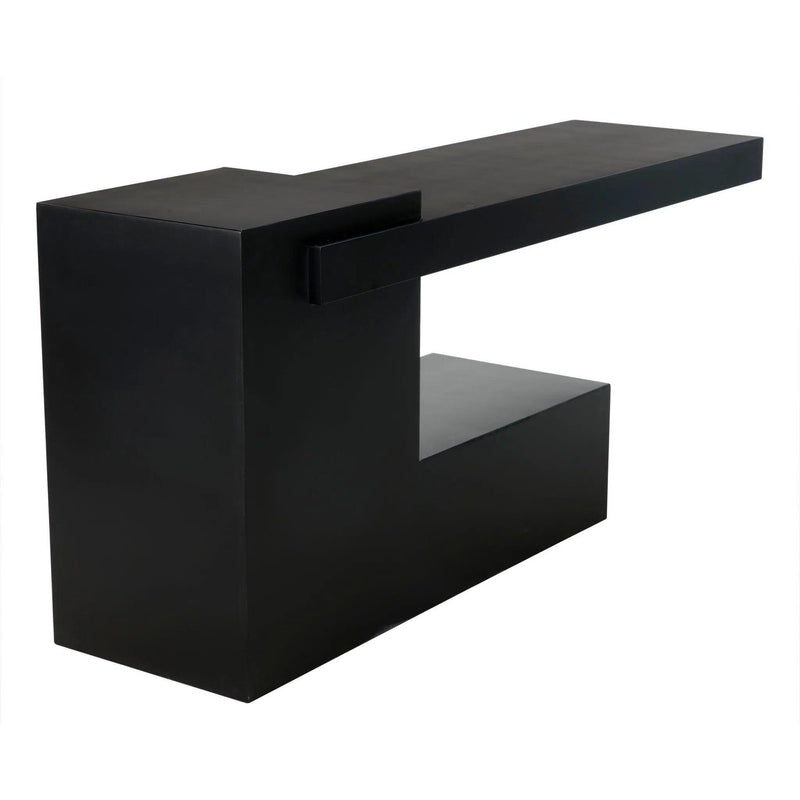 Impendeo Console, Black Steel Console Tables LOOMLAN By Noir