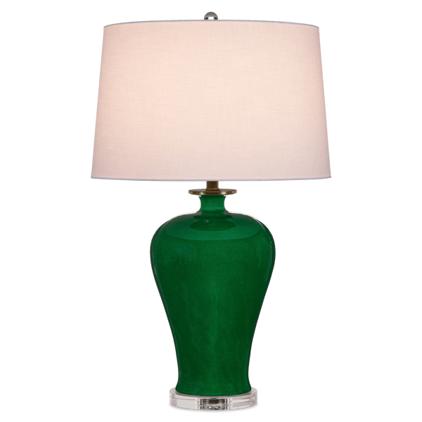 Imperial Green Table Lamp Table Lamps LOOMLAN By Currey & Co