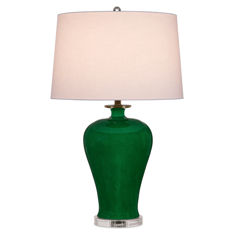 Imperial Green Table Lamp Table Lamps LOOMLAN By Currey & Co