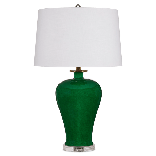 Imperial Green Table Lamp Table Lamps LOOMLAN By Currey & Co