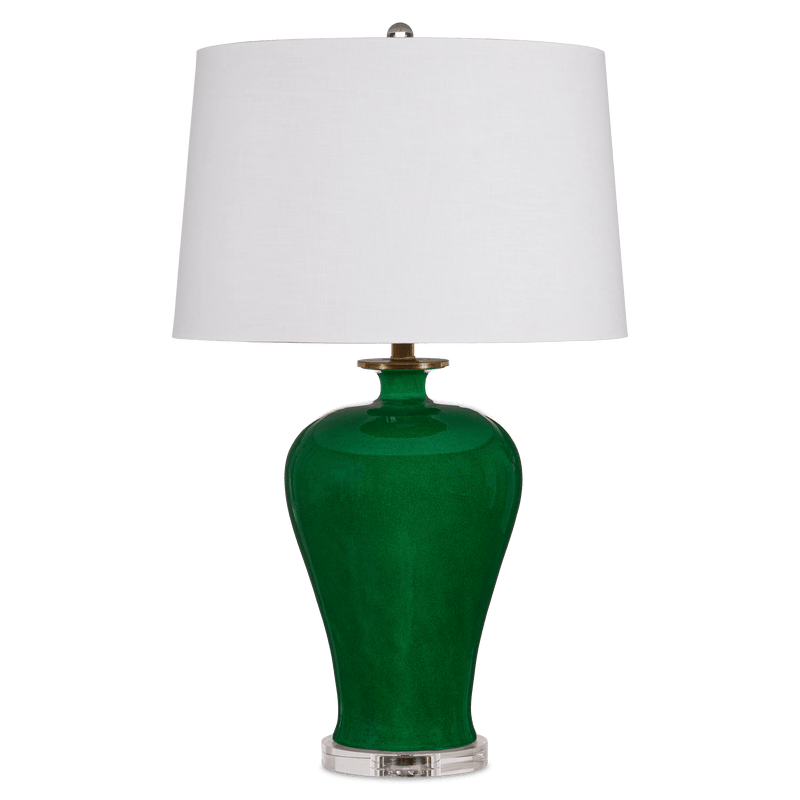 Imperial Green Table Lamp Table Lamps LOOMLAN By Currey & Co