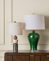 Imperial Green Table Lamp Table Lamps LOOMLAN By Currey & Co