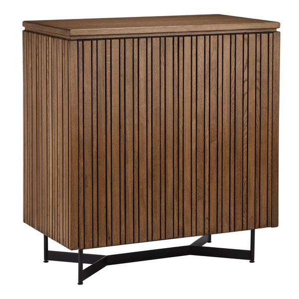 Indeo Morel Wood Brown Cabinet Accent Cabinets LOOMLAN By Currey & Co