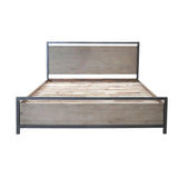 Industrial Loft Iron Platform Bed Frame Beds LOOMLAN By LH Imports