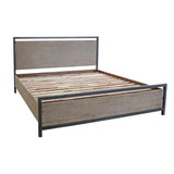 Industrial Loft Iron Platform Bed Frame Beds LOOMLAN By LH Imports