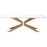 Industry Rectangle Ivory Concrete Dining Table Dining Tables LOOMLAN By Essentials For Living